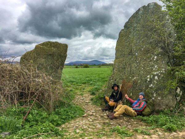 A Tall Standing Stone near Castell Bryn Gwyn, Order of Bards, Ovates & Druids.