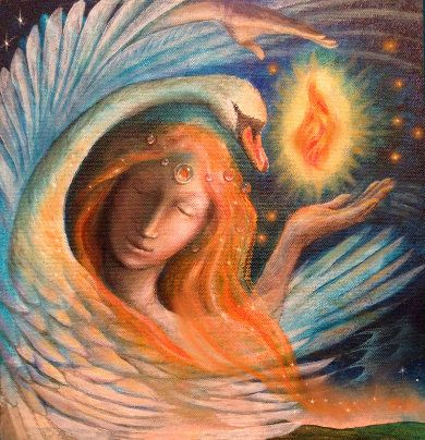 Bringing the Imbolc Fire Wendy andrew, Order of Bards, Ovates & Druids.