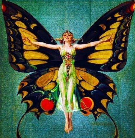 butterfly woman 1, Order of Bards, Ovates & Druids.
