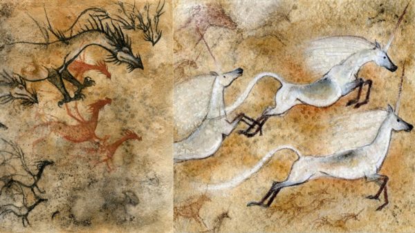 cave paintings, Order of Bards, Ovates & Druids.