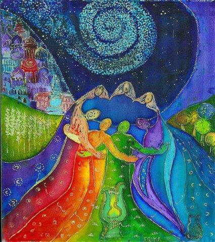 circle of women by Erika, Order of Bards, Ovates & Druids.