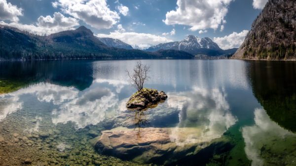 clouds reflected in water, Order of Bards, Ovates & Druids.