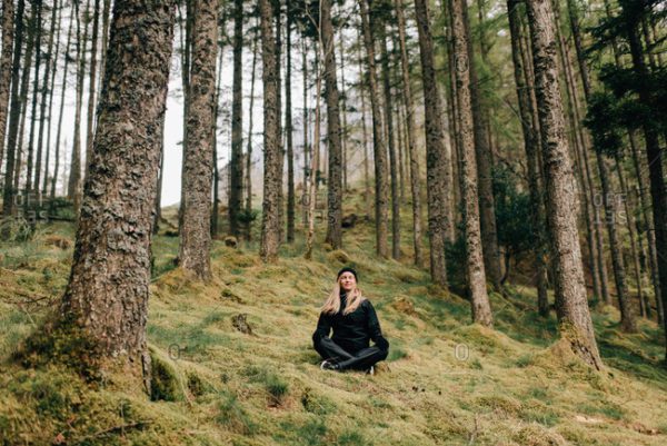 girl meditating, Order of Bards, Ovates & Druids.