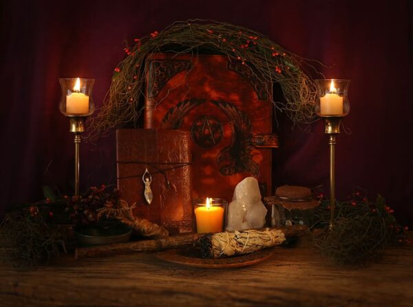goddess altar, Order of Bards, Ovates & Druids.