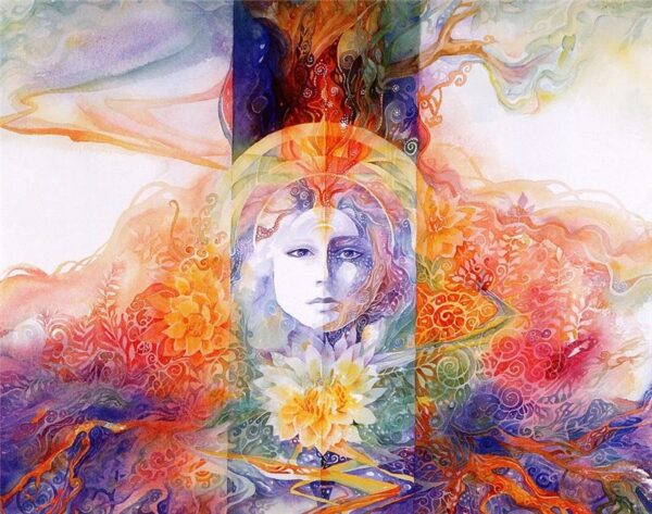 Helen Nelson Reed American Visionary Watercolor painter 33, Order of Bards, Ovates & Druids.