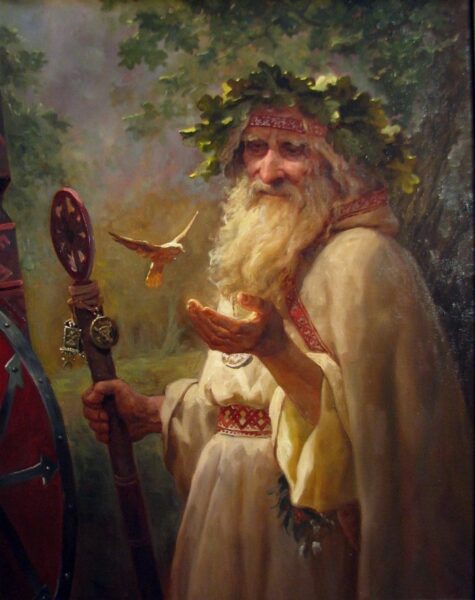 Merlin Druid bird, Order of Bards, Ovates & Druids.