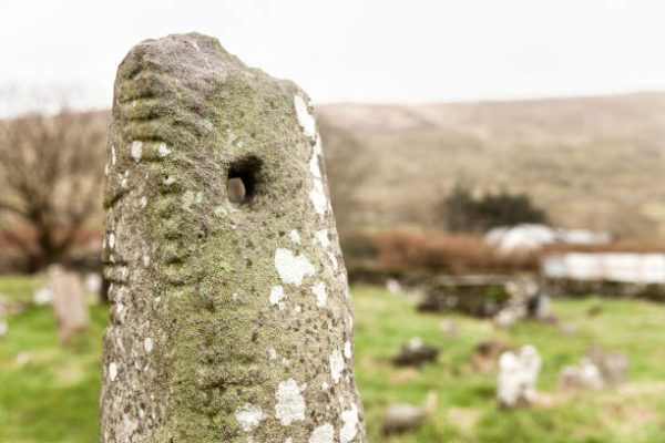 ogham stone istock, Order of Bards, Ovates & Druids.