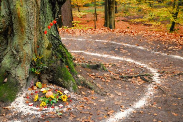 outdoor altar, Order of Bards, Ovates & Druids.