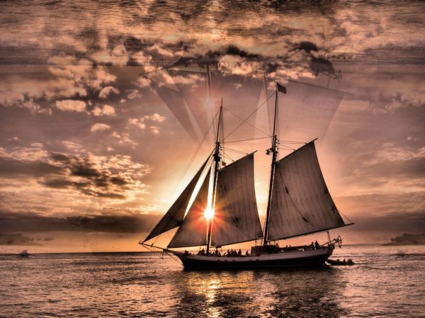 sailing ship, Order of Bards, Ovates & Druids.