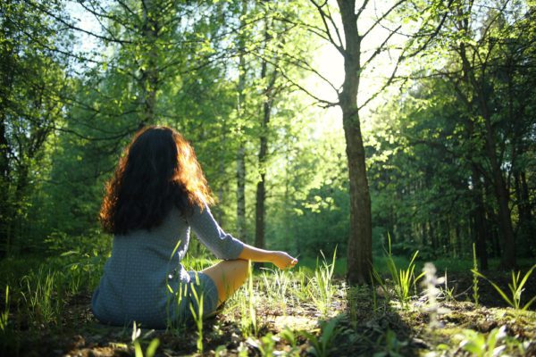 sitting in nature, Order of Bards, Ovates & Druids.