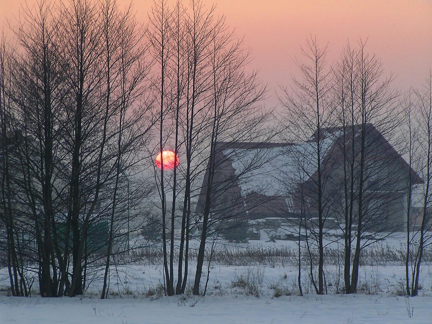 sun red ball winter, Order of Bards, Ovates & Druids.