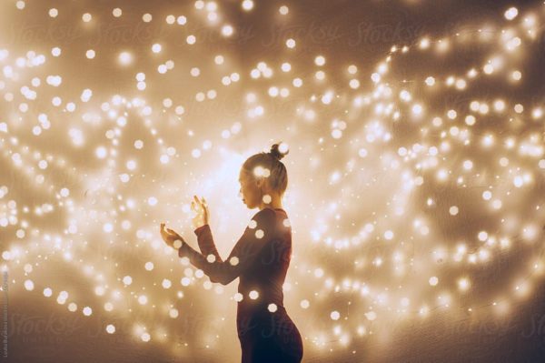 woman lights, Order of Bards, Ovates & Druids.