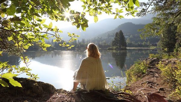 women at lake, Order of Bards, Ovates & Druids.