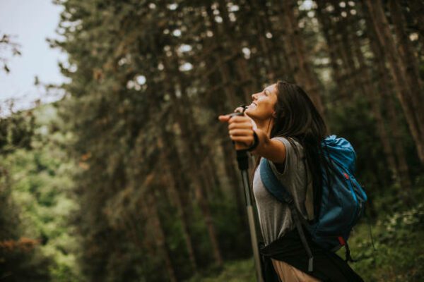 women hiking in woods, Order of Bards, Ovates & Druids.