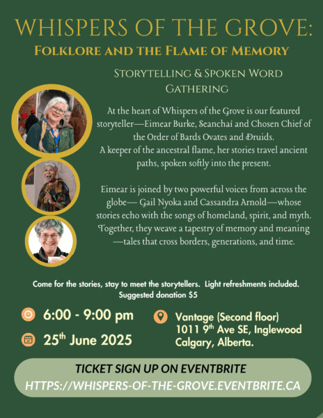 Whispers of the Grove, Order of Bards, Ovates & Druids.