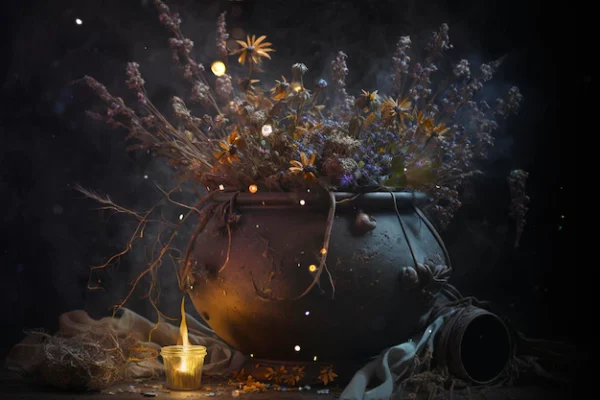 cauldron flowers, Order of Bards, Ovates & Druids.